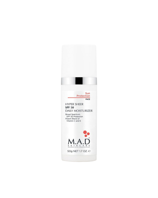 Hyper Sheer SPF 50 Daily Moisturizer – M.A.D Skincare (50 g)